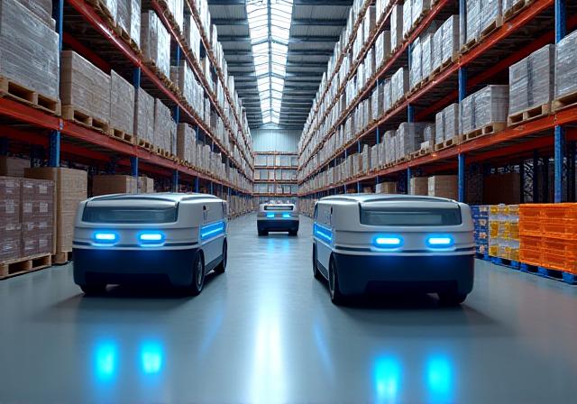 Kecekapan Gudang AGV