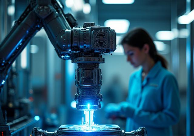 Robotik industri canggih dalam persekitaran moden